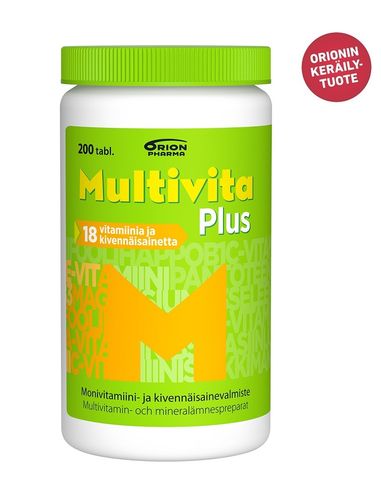 Multivita Plus Monivitamiini- ja hivenainevalmiste *