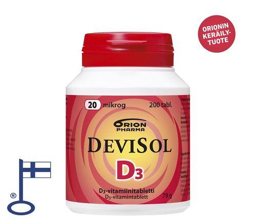 DeviSol D-vitamiini 20 mcg *