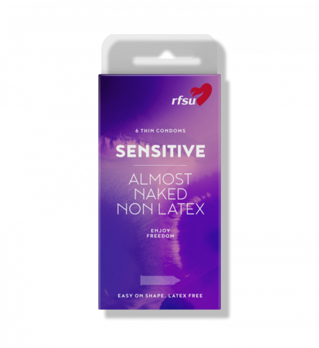 Sensitive lateksiton kondomi 6 kpl