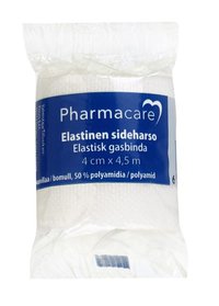 Pharmacare elastinen sideharso (leveys 4, 6, 8 tai 10 cm)