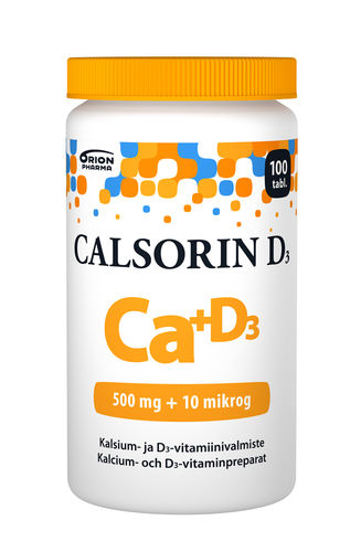 Calsorin 500 mg + D3 10 µg 100 tabl. *