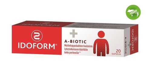 Idoform A-biotic maitohappobakteeri 20 kaps.