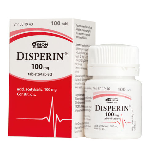 DISPERIN 100 mg 100 tablettia