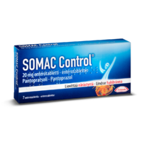 SOMAC CONTROL 20 mg 7 enterotablettia