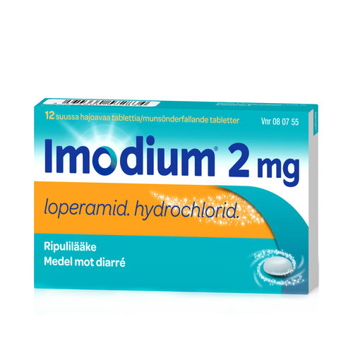 IMODIUM  2 mg 12 suussa hajoavaa tablettia