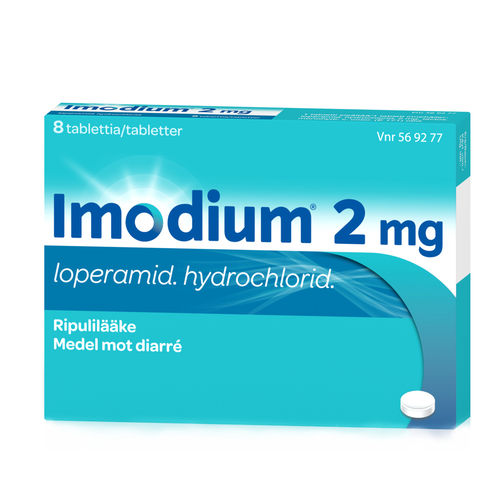 IMODIUM 2 mg 8 tai 16 tablettia