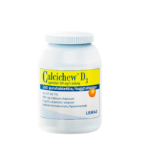 CALCICHEW-D3 appelsiini 100 purutablettia