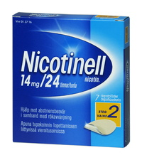 NICOTINELL 14 mg/24 h 7 tai 21 depotlaastaria