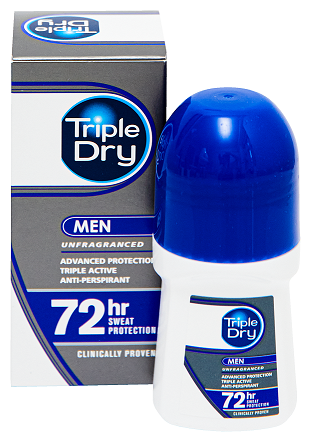 Triple Dry antiperspirantti Men Roll-on 50 ml