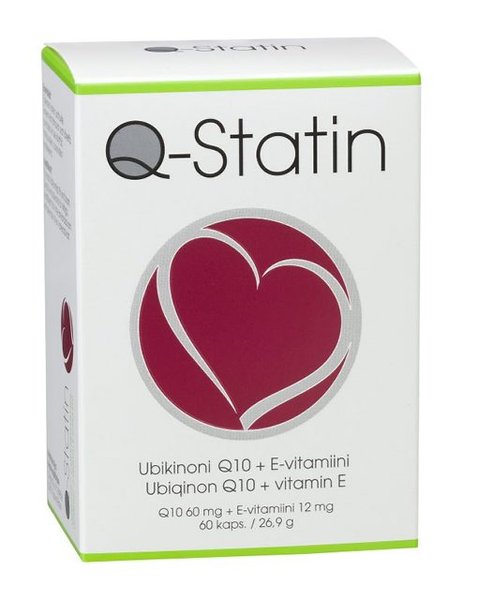 Q Statin Q10 + E-vitamiini 60 kaps.