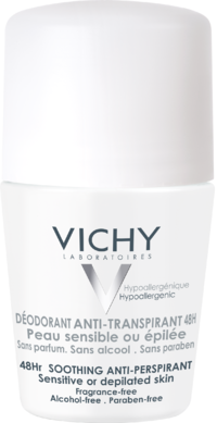 Vichy antiperspirantti 48h roll-on herkälle iholle 50 ml