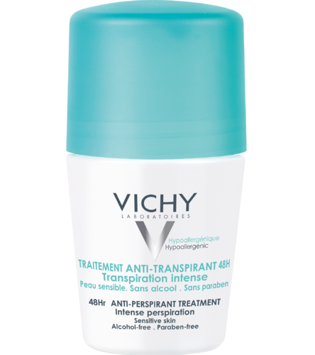 Vichy antiperspirantti 48h roll-on voimakkaaseen hikoiluun 50 ml