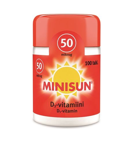 Minisun D-vitamiini 50 µg