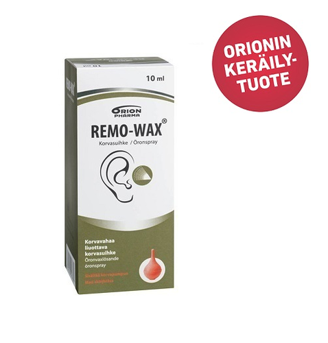 Remo-Wax korvasuihke 10 ml + korvapumppu *