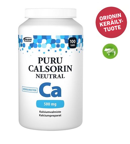 Puru Calsorin Neutral 500 mg 100 purutabl. *