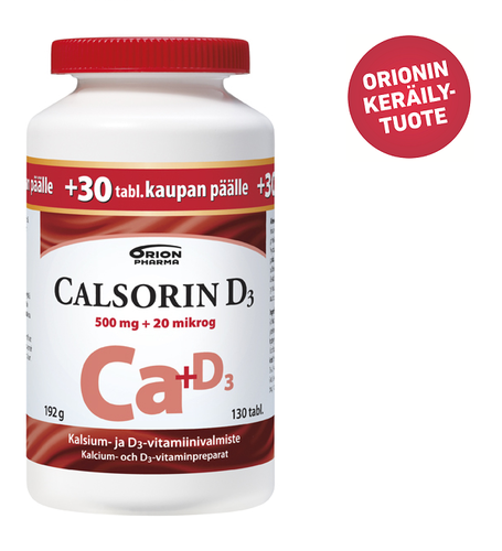 Calsorin D3 500 mg + 20 µg 130 tabl. *