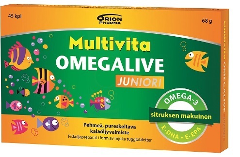 Multivita Omegalive Junior 45 kpl *