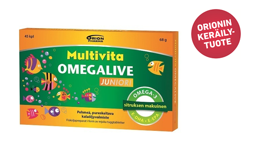 Multivita Omegalive Junior 45 kpl *