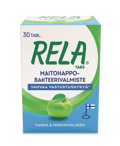 Rela Tabs Omena -maitohappobakteerivalmiste 30 purutabl.