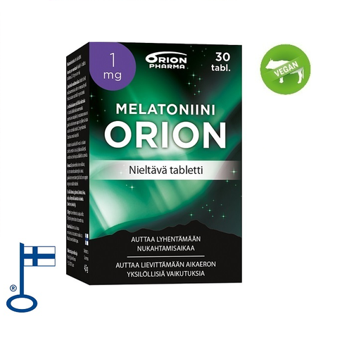 Melatoniini Orion 1 mg nieltävä