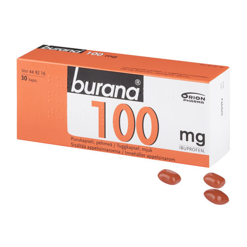 BURANA 100 mg 30 purukapselia