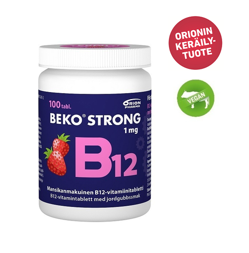 Beko Strong B12 1mg suussa hajoava *