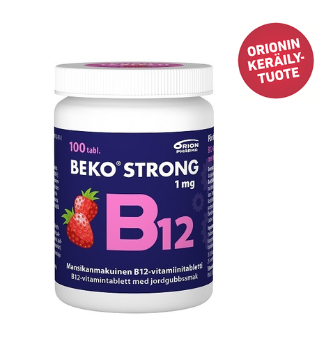 Beko Strong B12 1 mg suussa hajoava *