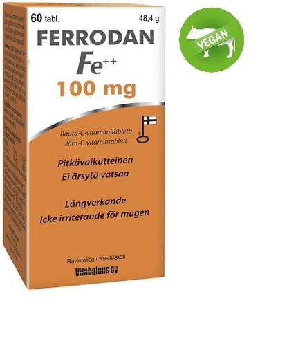 Ferrodan Rauta 100 mg