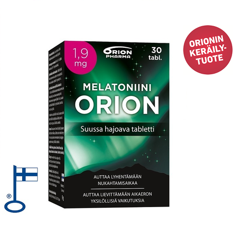 Melatoniini Orion 1,9 mg suussa hajoava *