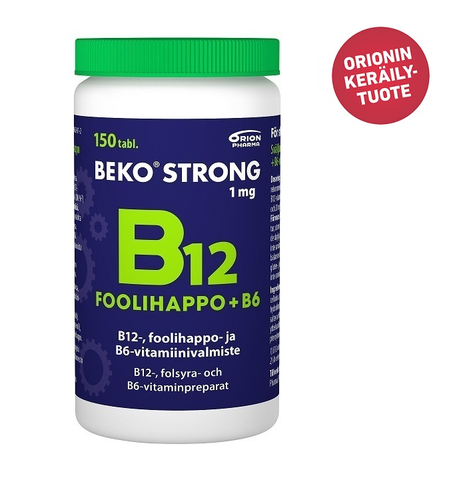 Beko Strong B12+Foolihappo+B6 1 mg *