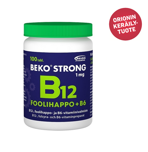 Beko Strong B12+Foolihappo+B6 1 mg *