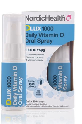 Dlux 1000 D3-vitamiinisuihke 15 ml