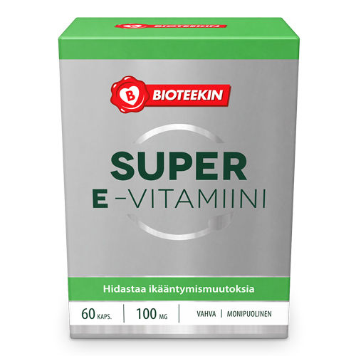 Bioteekin Super E-vitamiini 60 kaps.
