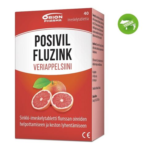 Posivil FluZink Veriappelsiini 40 tabl. *