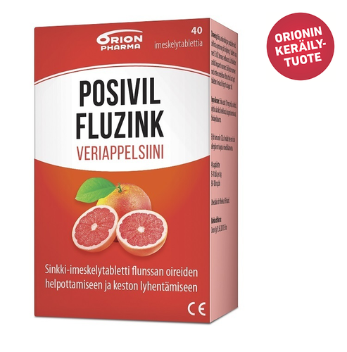 Posivil FluZink Veriappelsiini 40 tabl. *