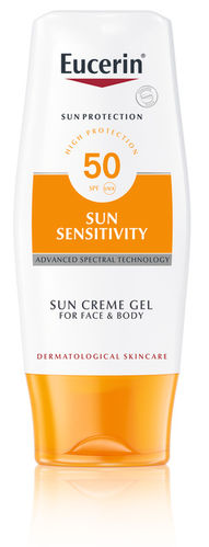 Eucerin Sun Sensitivity Cream Gel SPF50, 150 ml