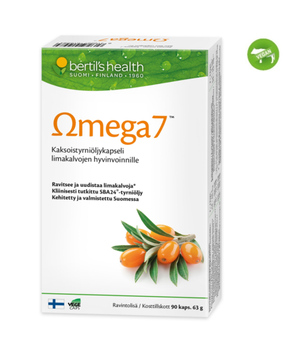 Omega7-kaksoistyrniöljykapseli