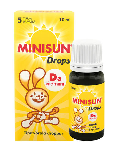 Minisun Drops D3 -vitamiinitipat