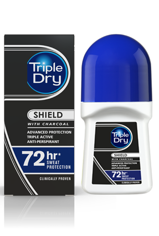 Triple Dry Aktiivihiili Men antiperspirantti roll-on 50 ml