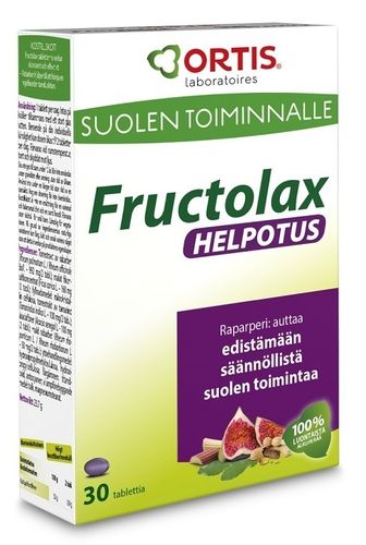 Fructolax Helpotus hedelmä- ja kuitutabletti 30 tabl.