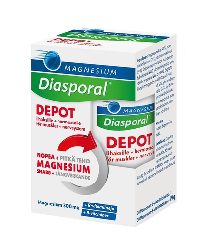 Diasporal Magnesium Depot 300 mg, 30 tabl.