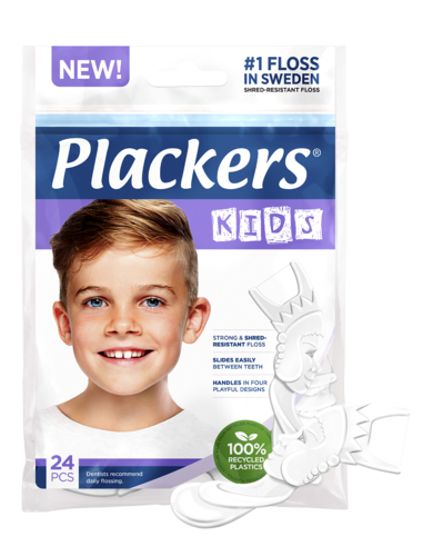 Plackers Kids -hammaslankain 28 kpl