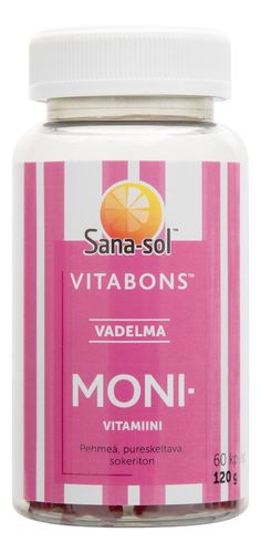 Sana-sol Vitabons Monivitamiini 60 kpl