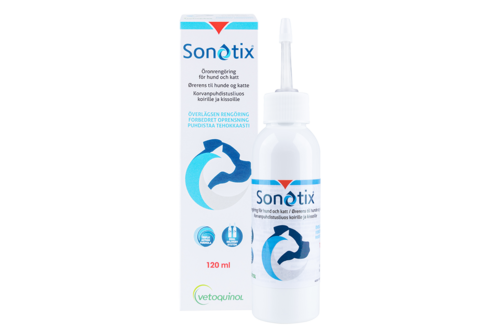 Sonotix korvanpuhdistusliuos 120 ml