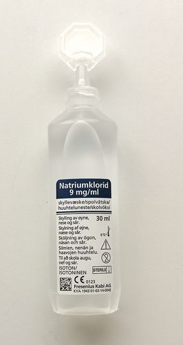 Natriumklorid 9 mg/ml huuhde 30 ml