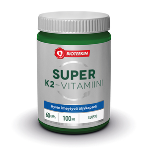 Bioteekin Super K2-vitamiini 60 kaps.