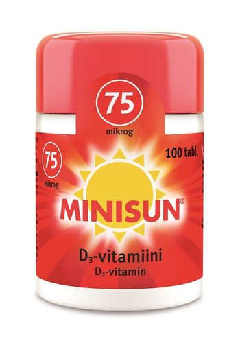Minisun D-vitamiini 75 µg
