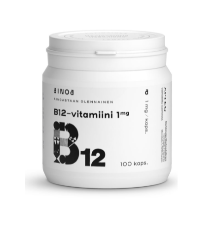 Ainoa B12-vitamiini 1 mg 100 kaps.