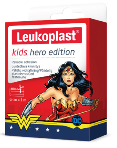 Leukoplast Kids Hero edition Wonder Woman 6 cm x 1 m