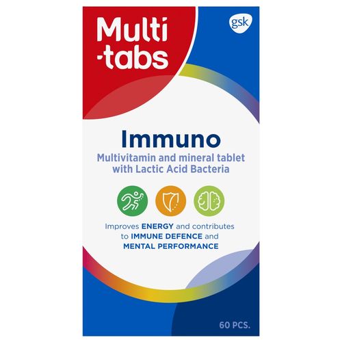 Multi-tabs Immuno + Maitohappobakteeri 60 kpl